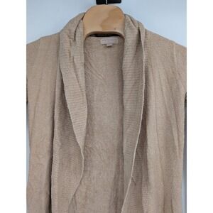 Barefoot Dreams Women's CozyChic Lite Circle Cardigan Tan sz XS